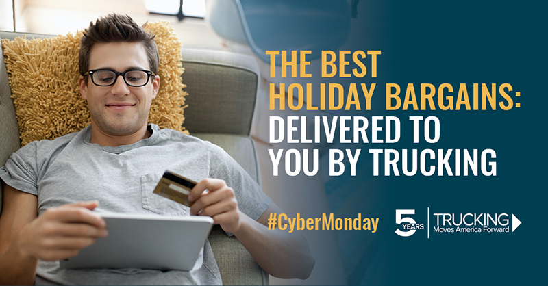 NW_Trucking's tweet photo. Ready, set, online shop! Don't forget to thank a trucker when all your #CyberMonday packages start to arrive. https://t.co/sKHcn4ofGq