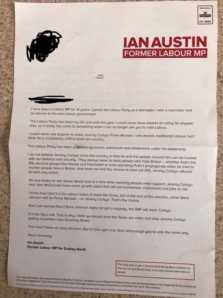 routleyjohn's tweet image. It appears the Tory #ianaustin has broken GDPR rules using @UKLabour data base posing out to Labour members. #inbedwithboris #outyougo #disgracetopolitics