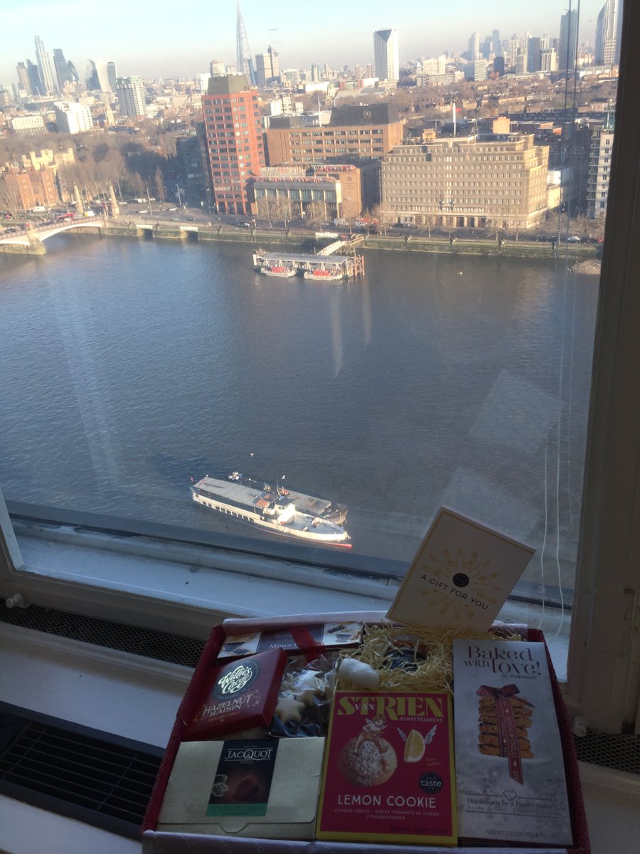 Thank you to the @LGHHydePark for your #lovely #hamper! We were delighted to receive this and thought we would marry the lovely hamper with a lovely view! It will be very much enjoyed by AC staff and we look forward to another fruitful partnership in 2020 and beyond! ❤️ #HydePark