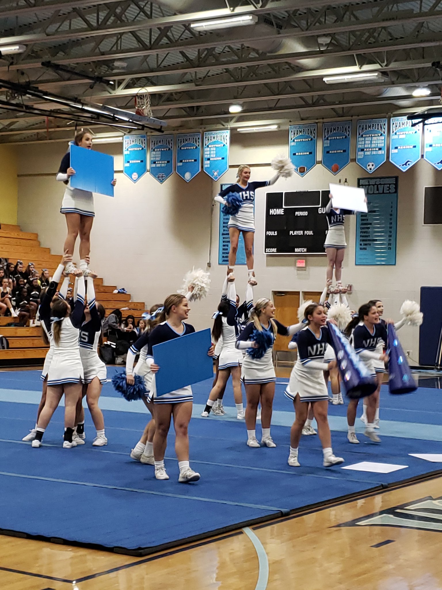 Newsome High School Before The Break Newsome Cheerleaders Placed 2nd In The Cheer Competition Congratulations Lady Wolves