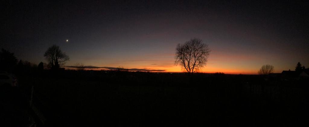 Fantastic view, food and drink @ Dog &amp; Hedgehog Dadlington yesterday