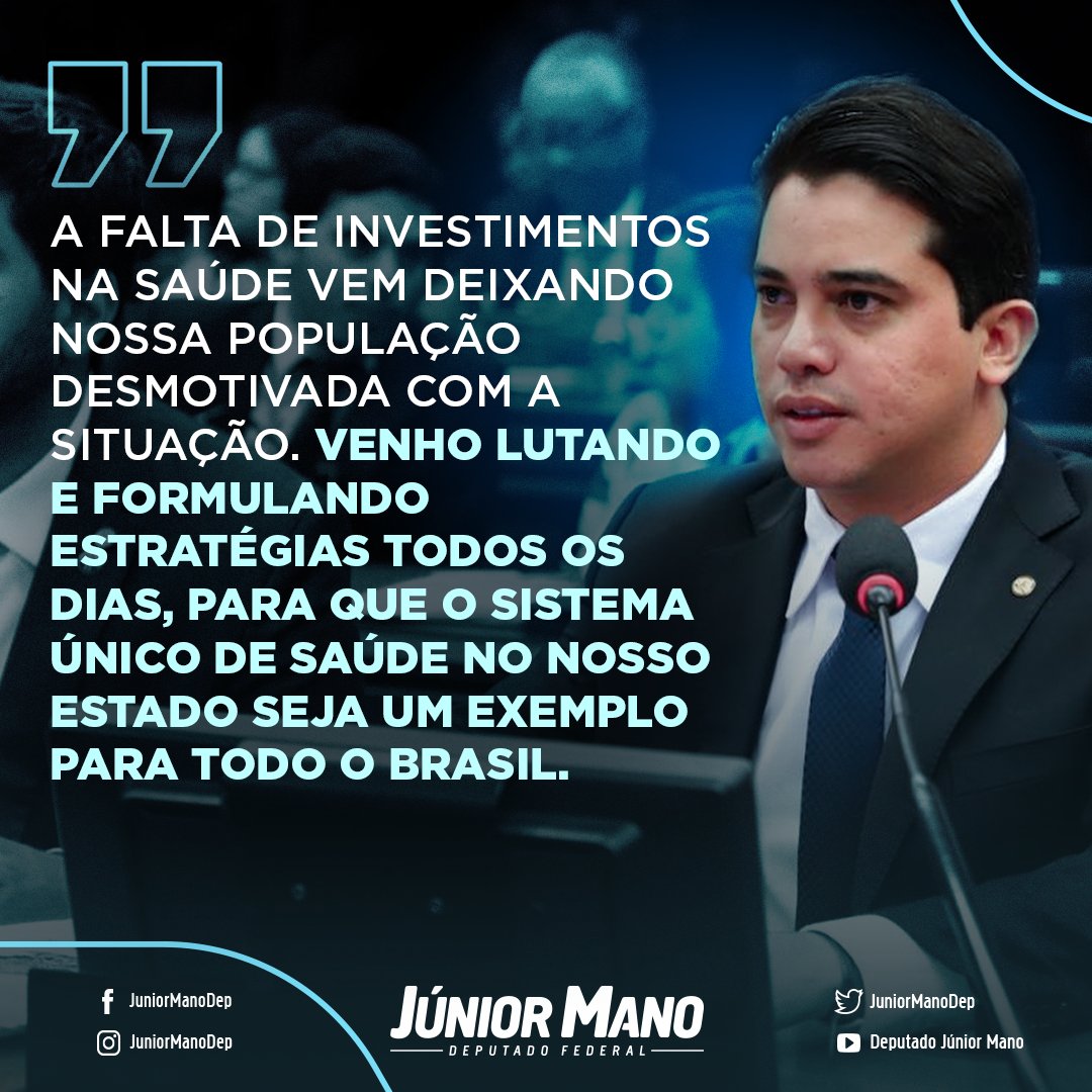 JuniorManoDep's tweet photo. Ao longo do meu mandato venho lutando e formulando estratégias, para que a Saúde do Ceará seja um exemplo para todo o Brasil!
#Sáude #Ceará #JuniorMano #PrafazerDiferente https://t.co/Sy4hxCmEAM
