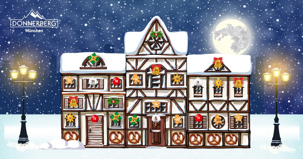 Der Donnerberg #Adventskalender ist, tranditionell vom 1. bis 24. Dezember, für Euch bereit! An jedem einzelnen Tag öffnet sich ein Türchen und wir hoffen, Euch ein bisschen Zauber in diese Zeit bringen zu können..
#Entspannt Euch mit Donnerberg zu #Weihnachten!🤩