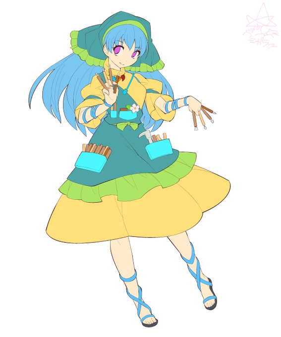 埴安神袿姫その2。
色分けをしました。パーツが細かいのでプラモだったら大変だろうなと思いながら塗りぬり。 