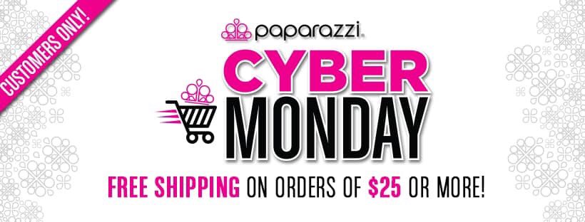 Cyber Monday Special!  FREE SHIPPING on orders of $25 or more when you shop on my website!!!

I have been challenged to get 50 online orders today!  Please help me achieve my goal! 

paparazziaccessories.com/TheTracey
Always Fun! Always Fashionable! 
Please visit my website today!