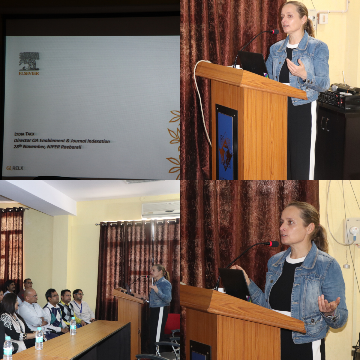 NIPERRaebareli's tweet image. Ms. Lydia Tacx, Director OA enablement, and Journal Indexation within STM Journals, Elsevier conducted a #AuthorWorkshop at NIPER Raebareli.
@NIPERRaebareli @Pharmadept @rajneeshtingal