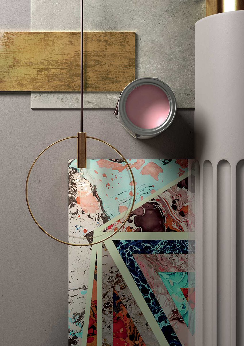 LozziSrl's tweet image. Composizioni geometriche iconiche ispirate alle carte marmorizzate.
#Araldica #FedericoPepe #CEDIT #Gres