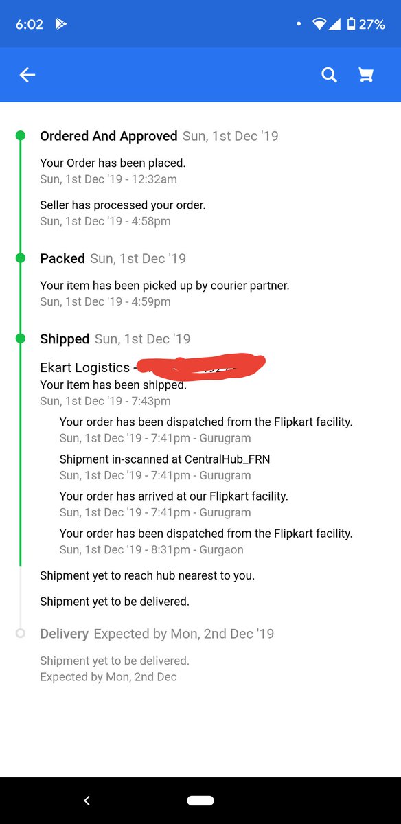 Im not even surprised anymore at <a href="/Flipkart/">Flipkart</a> 's apathy towards delivery schedule. Nt being able to deliver on time is so common, and customer care isnt even bothered by these misses - "we'll try to deliver tomorrow" is the default. Should take a lesson from <a href="/amazonIN/">Amazon India</a> on timeliness!