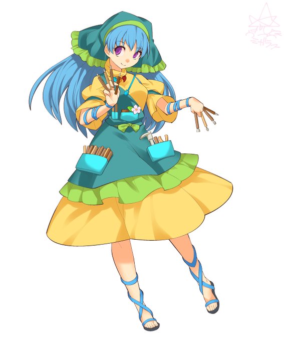 埴安神袿姫その3。
影を付けます。 