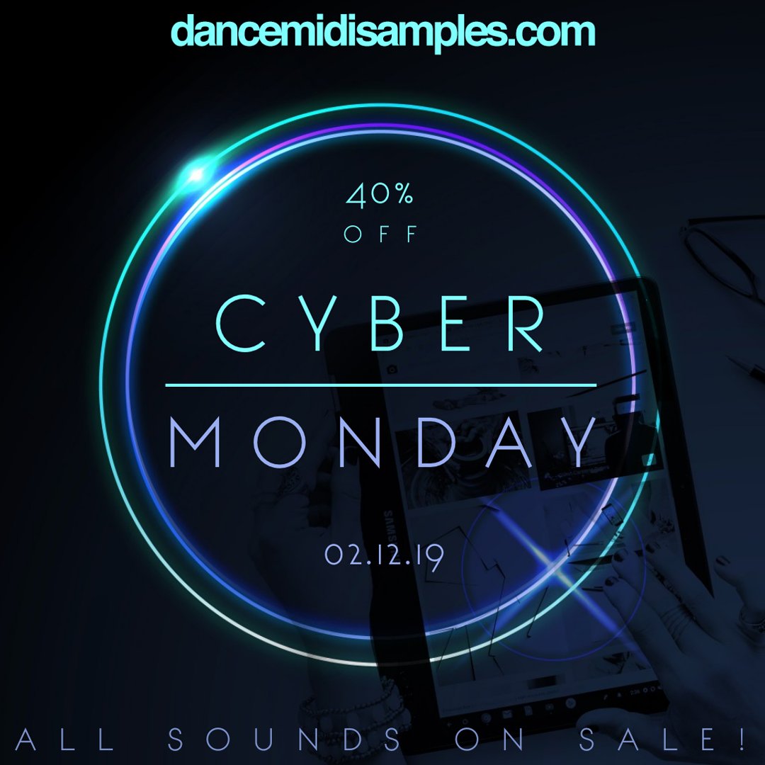 It's Cyber Monday! Grab 40% off all sounds plus grab Ascension VST for just £10 ➡➡ ACT NOW!  bit.ly/get-your-deal-…  ⬅⬅