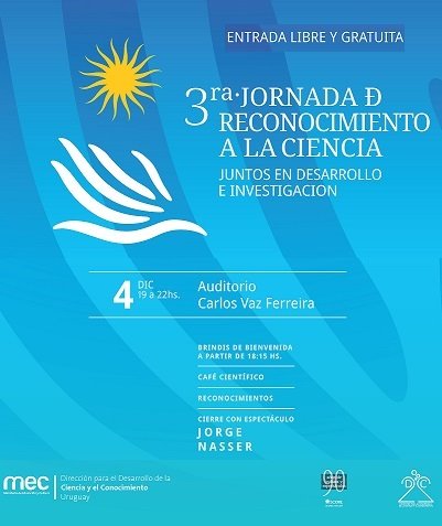 SobreCiencia's tweet photo. Semana del 1 al 7 de diciembre
📢#Cartelera en SobreCiencia
🗓️Agenda de eventos #Científicos para todo público y actividades de #Divulgación en #Uru🇺🇾
▶️Más información sobre cada una de estas actividades,
en👇🏿👇🏽👇🏻👇🏿👇🏽👇🏻
👉https://t.co/GYUyNNwKAh https://t.co/fozFqkUekv