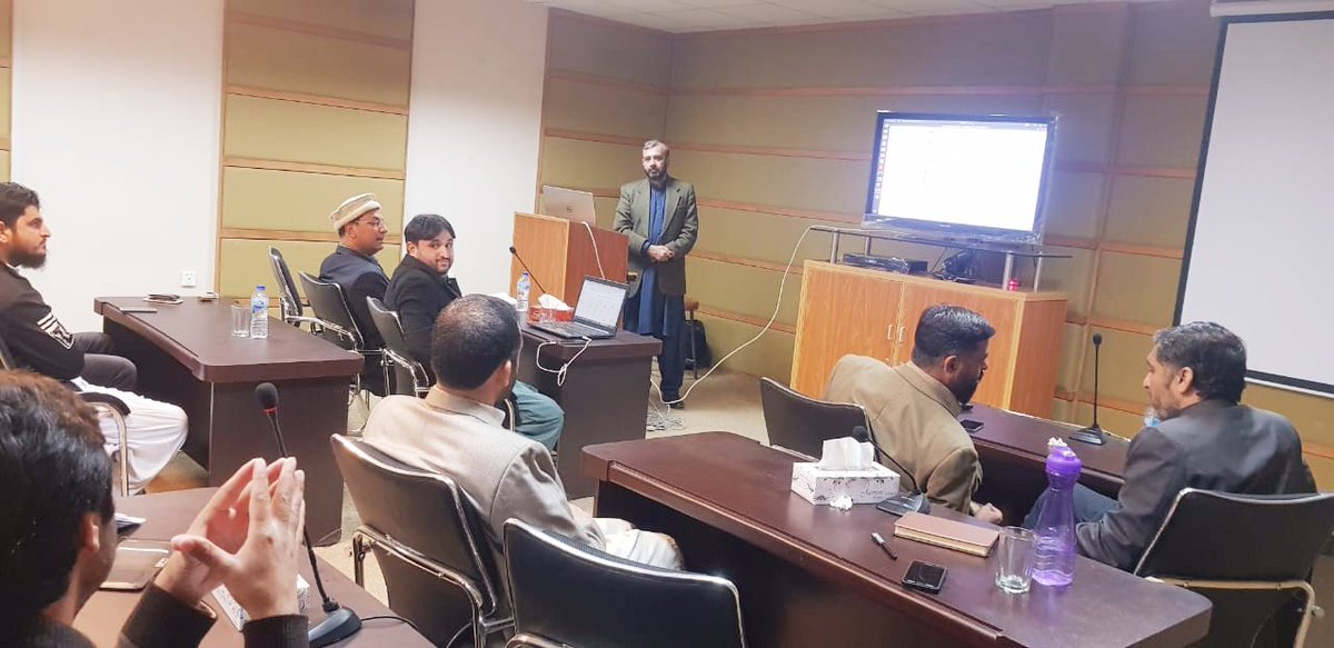 JamilAnwarAb's tweet photo. #UniversityofMalakand
Meeting of Faculty Members of Department of Software Engineering & Department of CS & IT,UOM regarding Software Development for Campus Information Management System at UOM.The Dean of CS & IT,UOM Prof Dr Jamil Ahmad chaired the meeting.
#CSITUOM https://t.co/UebotNgPWx