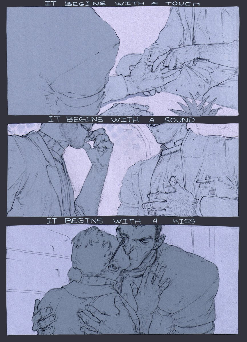StupidTemplar's tweet photo. #overwatch #sigma #haroldwinston #siebrendekuiper #winston #sigrold 
another pieces for #SigroldWeek 2019, all from @Alphawave13's works (https://t.co/x1X9fBueND)
1)Beginnings/Universe
2)Night out/Celestial bodies
4)Halloween/Sight https://t.co/qZoLuGxCKk
