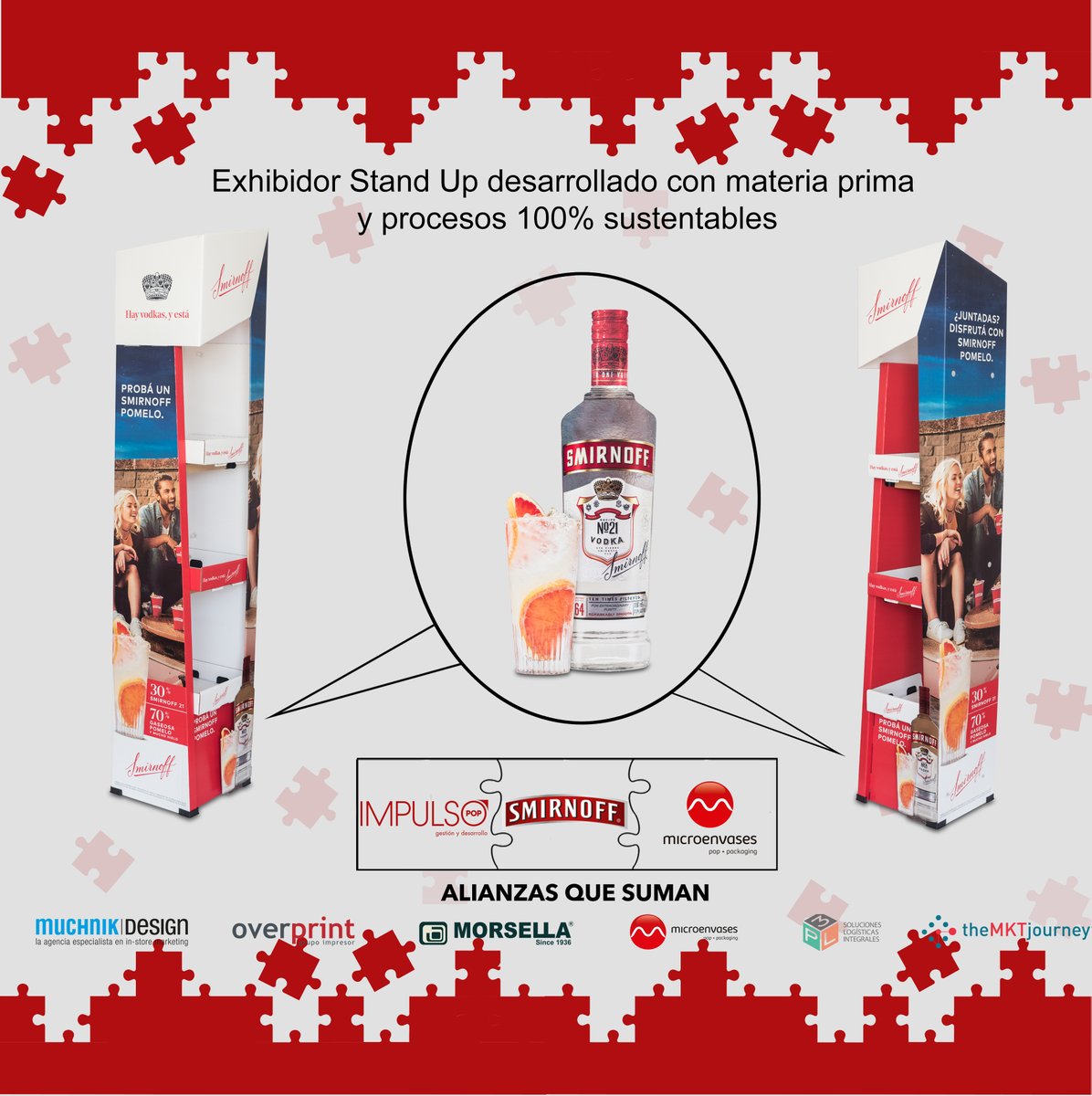 ImpulsoPOP's tweet photo. Exhibidor de pie Smirnoff.
Trabajo en alianza con nuestro partner Microenvases

#vodka #smirnoff #exhibidor #pop https://t.co/5bjqEtEsDz