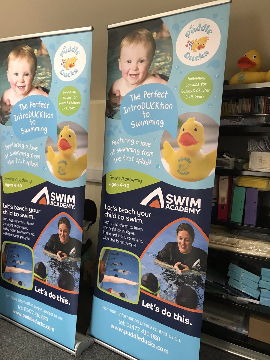BabySwimExpert's tweet image. Loving the new roller banners in the @PuddleMidChesh office