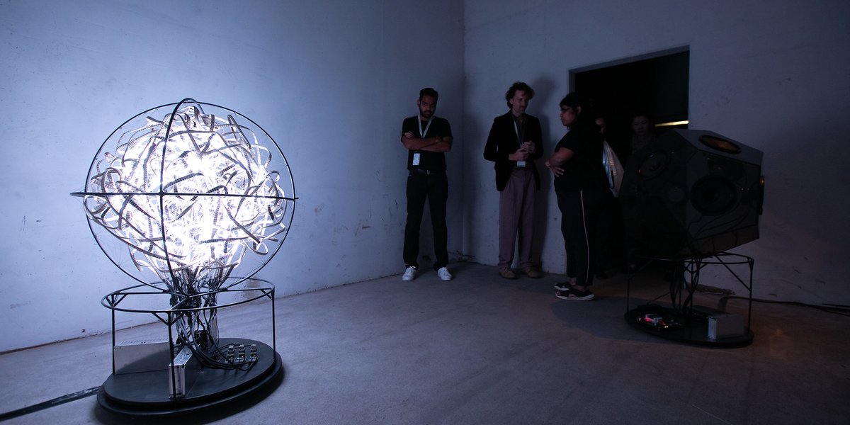 ArsElectronica's tweet image. DEADLINE EXTENDED! You want to work at the #futurelab as part of a residency and present your artwork at #arselectronica2020? @emap_emare offers residencies for media artists! call.emare.eu.
#emap_emare #EuropeanMediaArtPlatform @MEDIAprogEU ars.electronica.art/europeancooper…