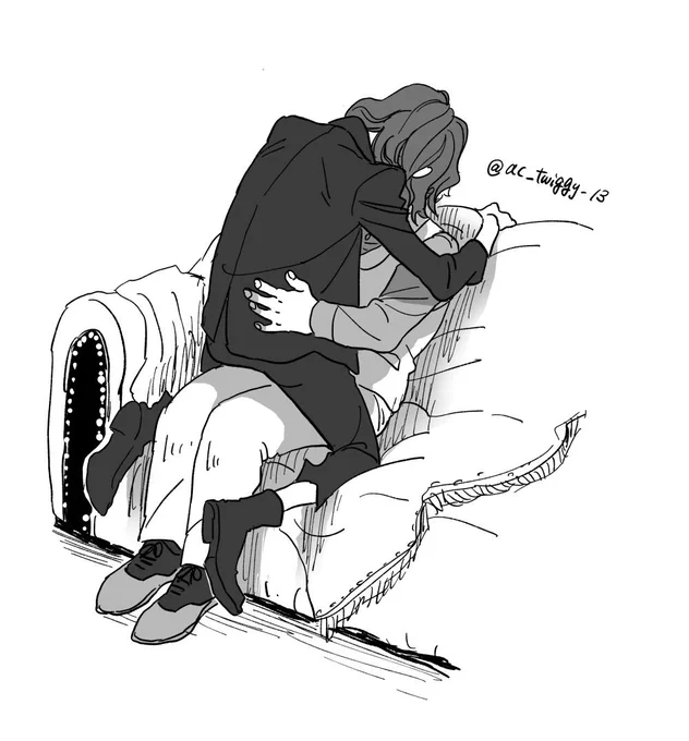 クロウリーの長髪でキスが見えない構図っていいよね…☺️ 