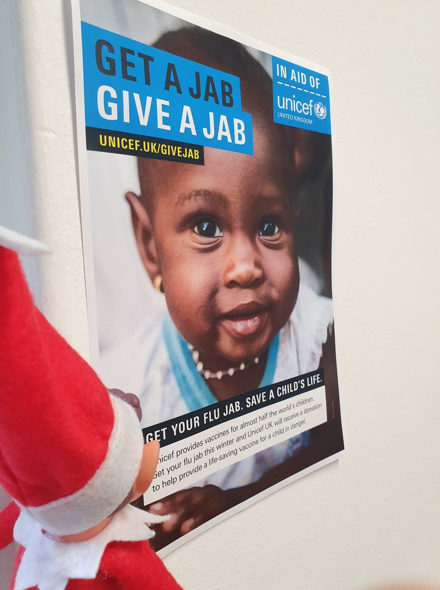 HIOWH_NHSFT's tweet photo. “Christmas came early!”

We will be supporting the Get a Jab, Give a Jab campaign this year, donating a vaccine for every staff member who has their flu jab! 

Gift a vaccine by having yours – you too #SouthernElf!

#flumatters #getajabgiveajab @UNICEF_uk

https://t.co/TGST3IAYB1 https://t.co/bWEVQ1RkaX