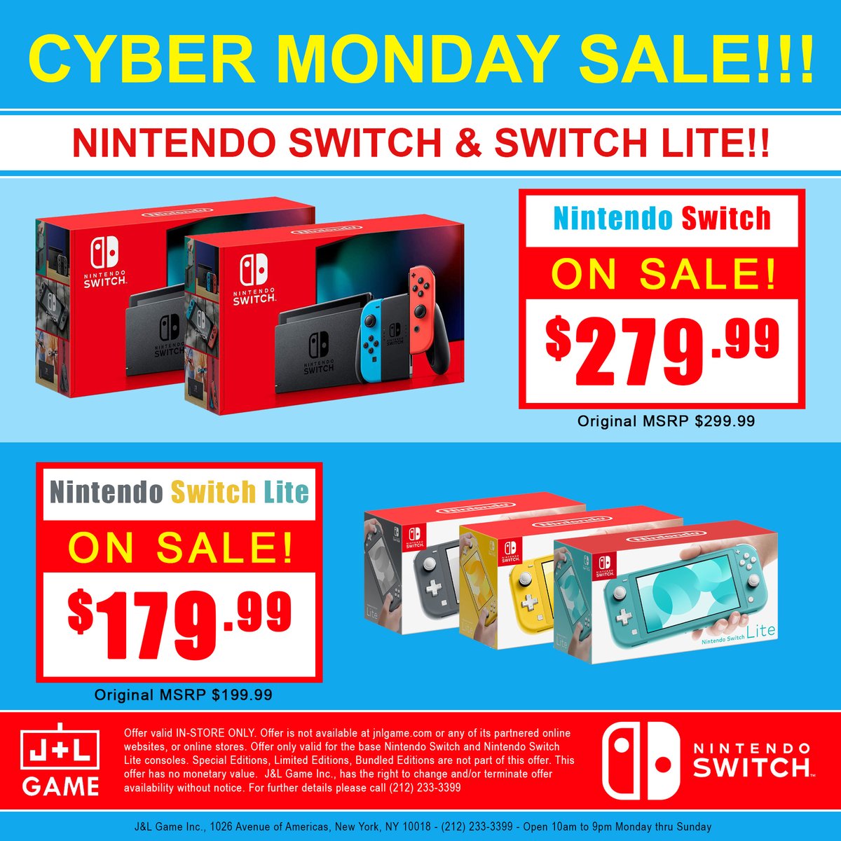 cyber monday switch sales