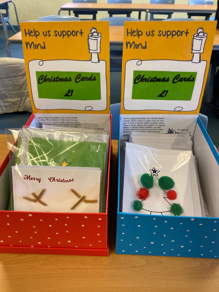 ccs_charity's tweet image. The final product is ready to go on sale! Year 8 have worked extremely hard on these Christmas cards, proceeds will be donated to @MindCharity @CaerleonComp