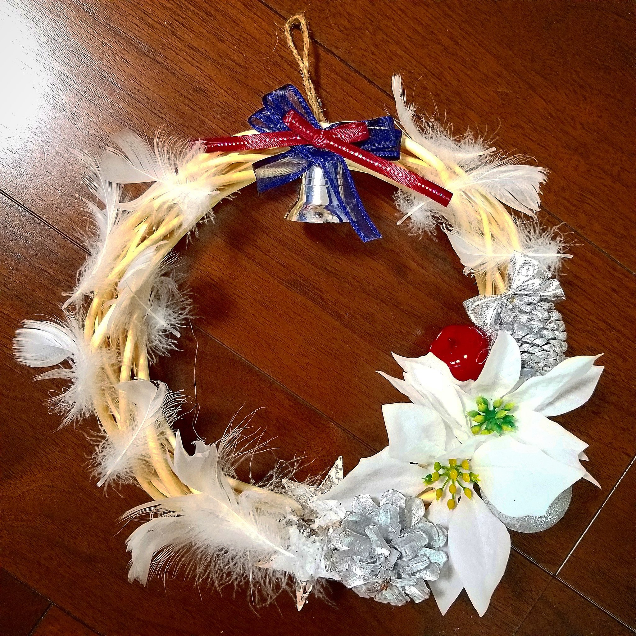 クリスマスリース｜ナッツ｜直径250mm｜8,000円｜W1529005