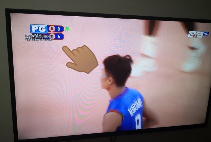 mightybarnes's tweet photo. @SportsAndAction Paki adjust naman ng Rated PG logo. naka harang sa scoreboard. thanks https://t.co/bTiMCcHcsd