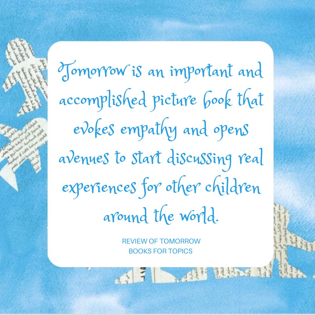 Nadinekaadan's tweet photo. What a fantastic review of Tomorrow 😊 It’s amazing to see my story through the eyes of such thoughtful readers. Thank you very much @booksfortopics
Read the full review: https://t.co/avNqjo6lmn ❤📚
#tomorrow #readtheonepercent #bookreview #WorldKidLit https://t.co/7Pq5HVRlFF