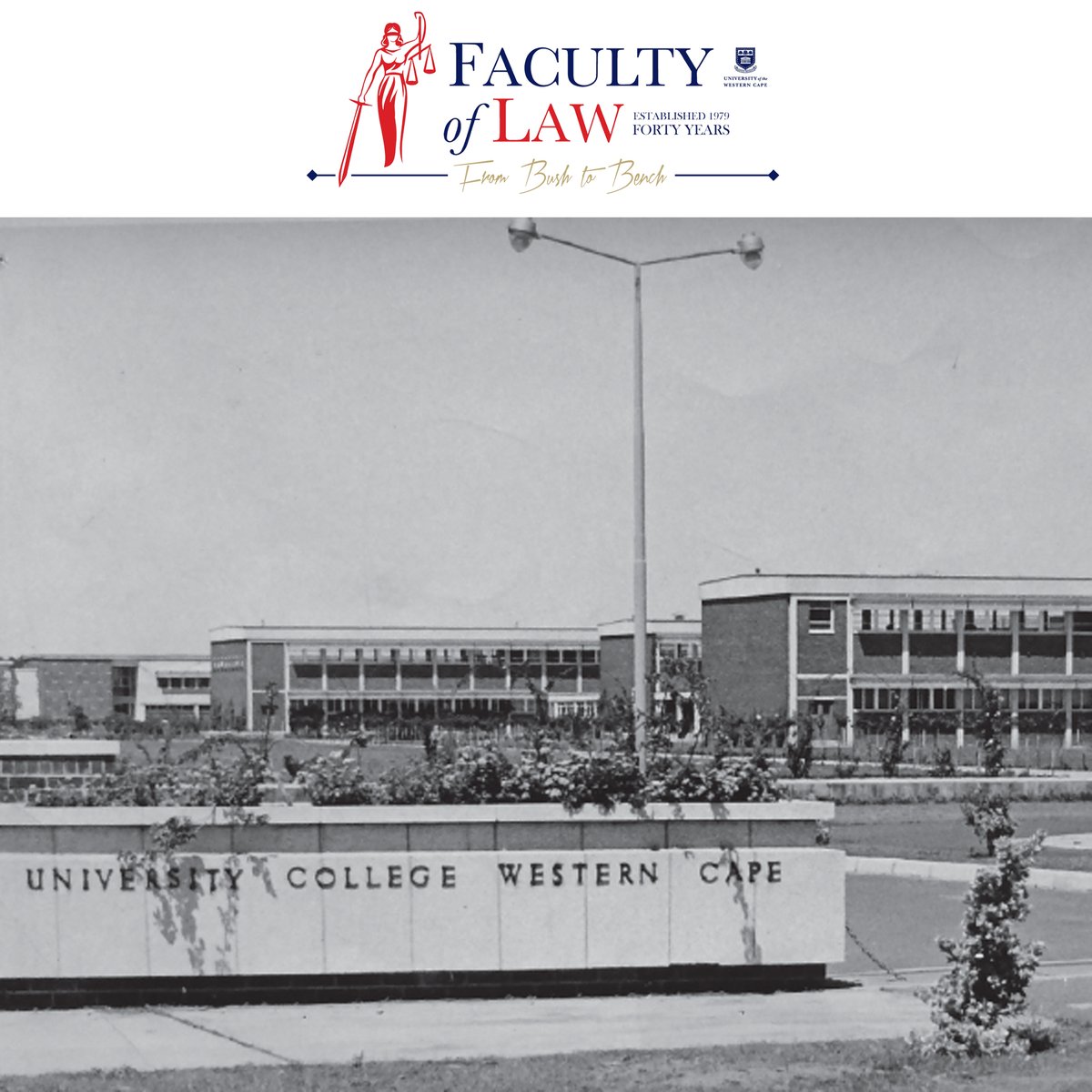 UWCLawFaculty's tweet photo. [FACT 1]
Did you know?
The history of the UWC Law Faculty starts with the establishment in 1960 of the University College of the Western Cape as a constituent college of the University of South Africa.

#40Facts #celebrating40years #40thanniversary #UWClawfaculty #iamuwc https://t.co/27Q5s4DcYb