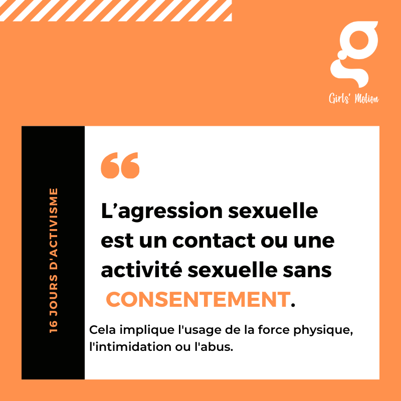 girlsmotiontogo's tweet photo. Jour8: L’agression sexuelle peut impliquer l'utilisation de la force physique, de l'intimidation, d'une forme de coercition ou de l'abus d'une situation d'autorité ou de confiance.
#GirlsMotion
#violencezero
#16joursdactivisme https://t.co/7kf65BUrk8