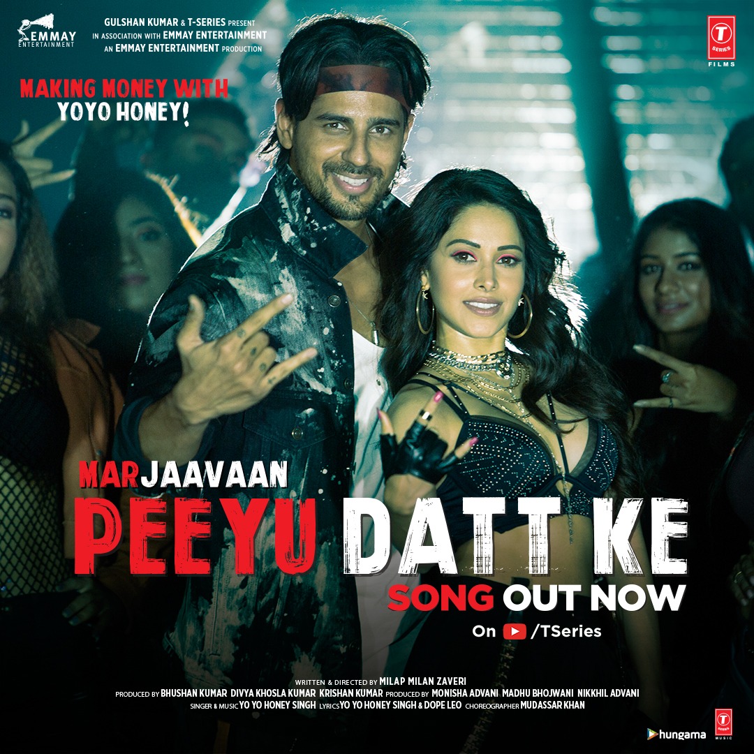 itsmajja1's tweet photo. Making money with Yo Yo Honey! #PeeyuDattke out now: https://t.co/1QIrNfRo1h
#Marjaavaan
@zmilap @NushratBharucha @asliyoyo #RituPathak #Singhsta #DopeBoyLeo @mudassarkhan1 @itsBhushanKumar #KrishanKumar @monishaadvani @madhubhojwani @nikkhiladvani @iamDivyaKhosla @ravikishann https://t.co/illt2GrIxm