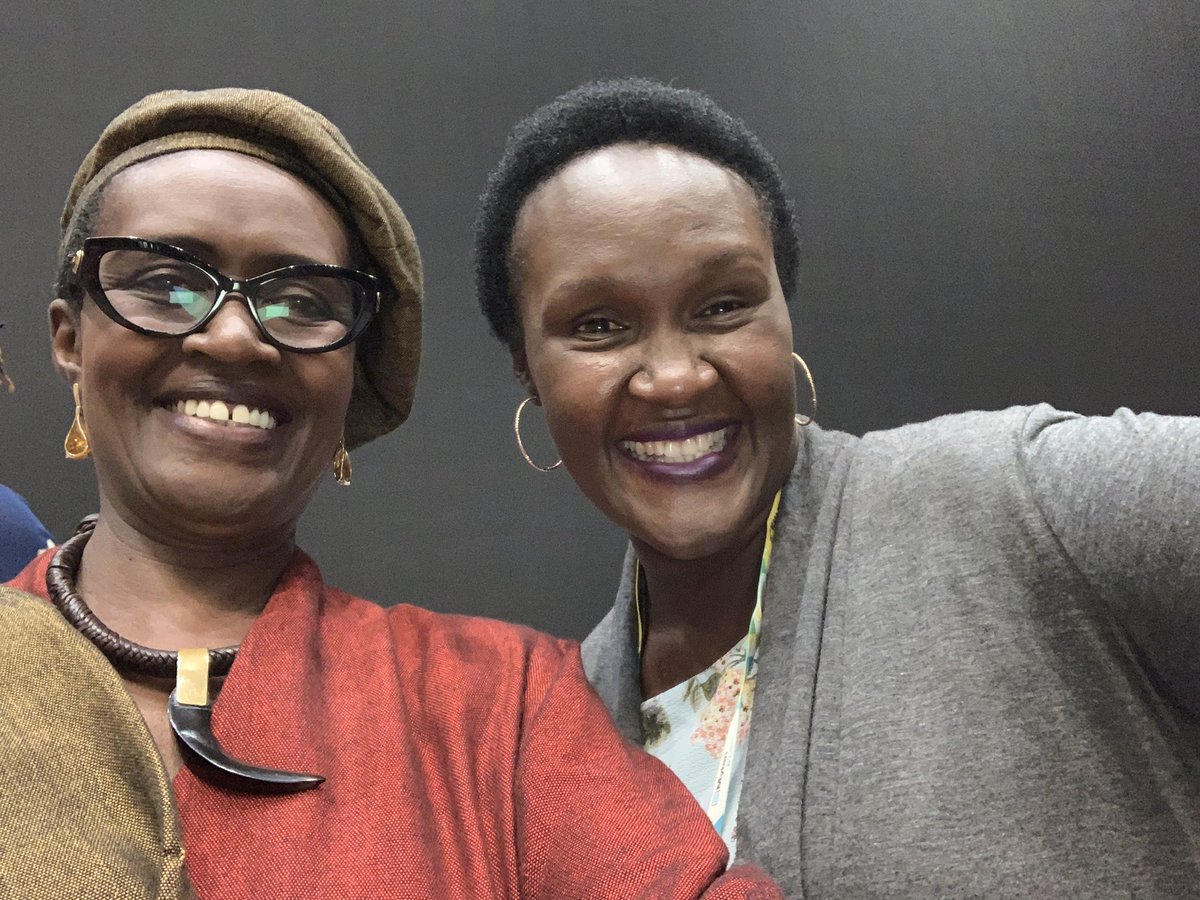 Winnie_Byanyima's tweet photo. So so delighted to find our daughter Dr Cordelia Katureebe here at #ICASA2019 
Cordelia is a public health official in #Uganda https://t.co/wEYoPy17Gt