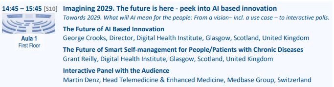 Digital Health & Care Innovation Centre (DHI) (@dhiscotland) on Twitter photo We're attending and speaking at the <a href="/ehtel_ehealth/">EHTEL Secretariat</a> 20th Anniversary Symposium in Barcelona on Thursday 04/12/2019 in what will be be an interesting session.
We look forward to seeing you there! #EHTEL_Symposium
For more information on the full programme:
lnkd.in/g8kPfm8 We're attending and speaking at the <a href="/ehtel_ehealth/">EHTEL Secretariat</a> 20th Anniversary Symposium in Barcelona on Thursday 04/12/2019 in what will be be an interesting session.
We look forward to seeing you there! #EHTEL_Symposium
For more information on the full programme:
lnkd.in/g8kPfm8