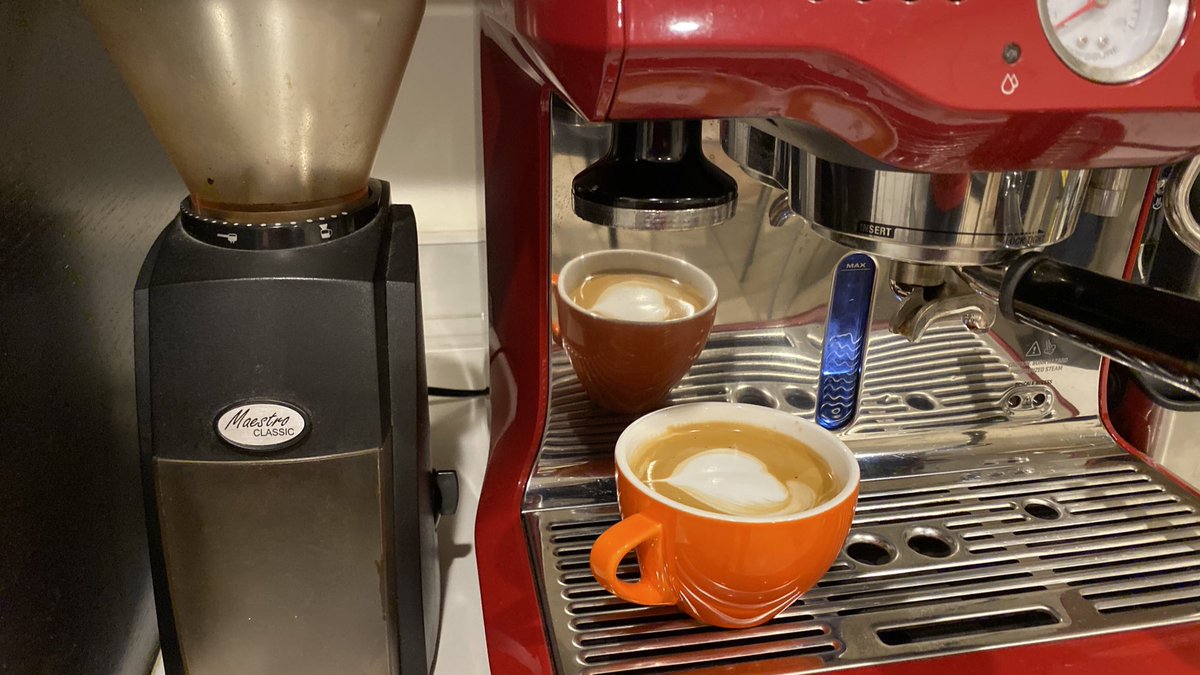 NASH_and_coffee's tweet photo. Home is where your #espresso machine is #LetTheWeekBegin https://t.co/aBxortMQAR