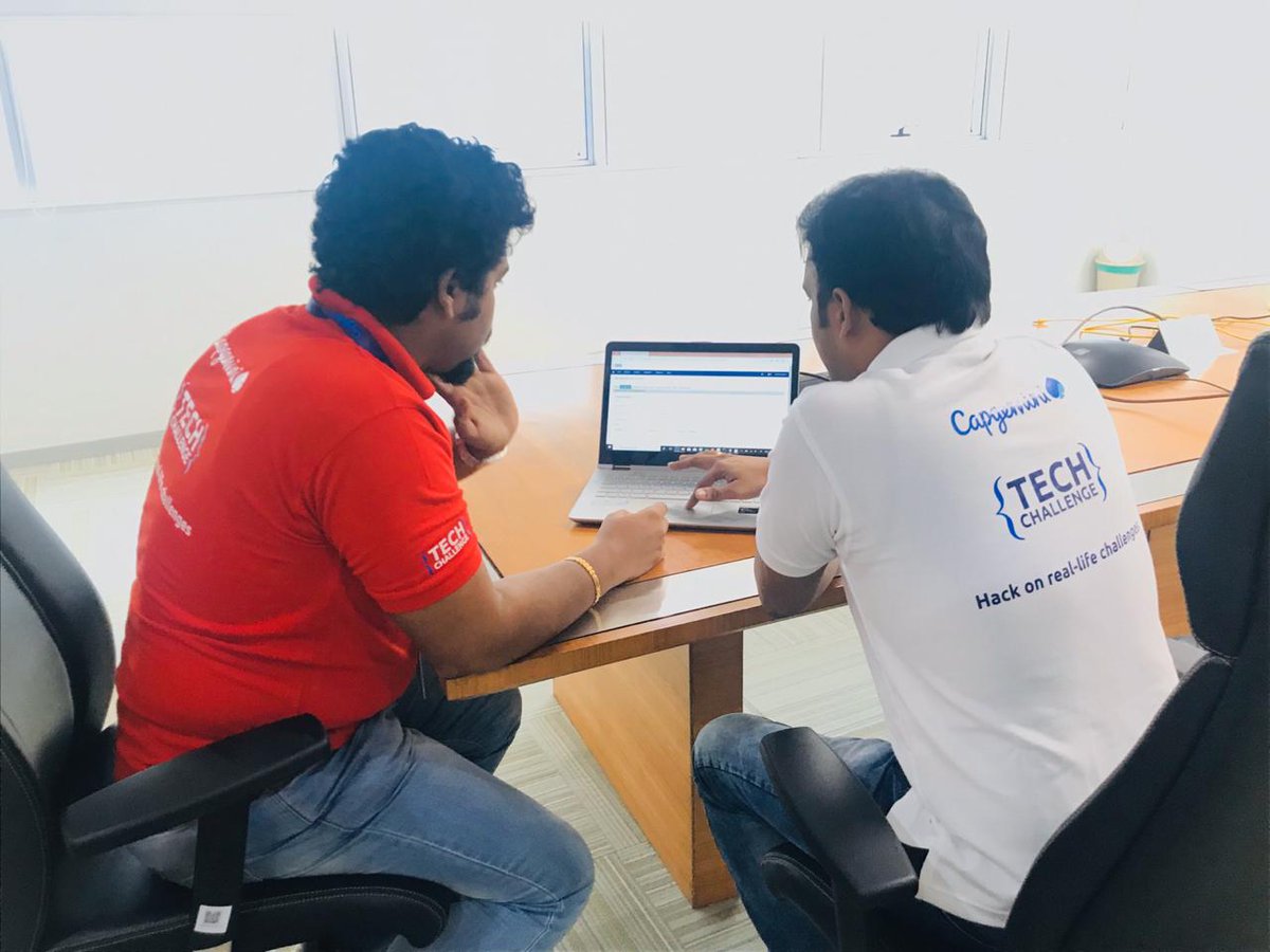 CapgeminiIndia's tweet photo. And it's a wrap for season 6 of Capgemini's Tech Challenge! #TechChallenge2019 witnessed real solutions with real impact over the weekend. Thank you to all the teams for an intense & awesome hackathon. We can't wait to see you all in the next season of Capgemini's #TechChallenge. https://t.co/yDYglYHFLJ