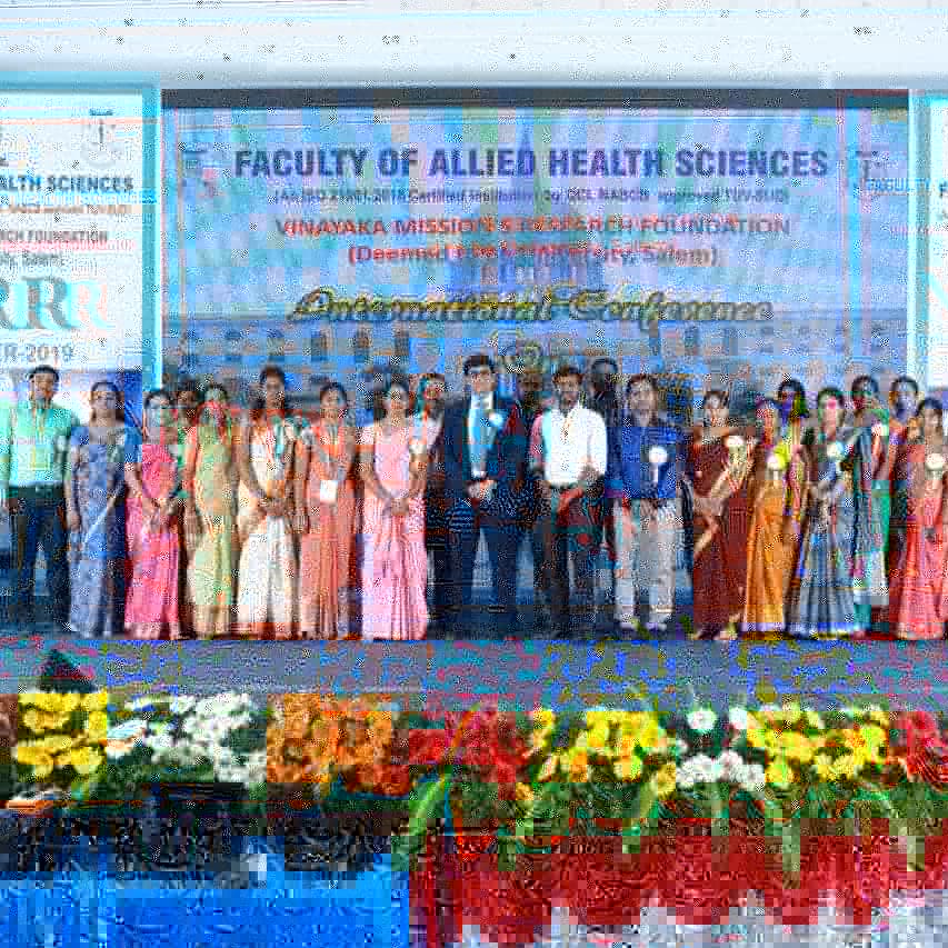 SahsVmrf's tweet photo. School of Allied health sciences VMRF Du organized International conference on NPRR-2019. https://t.co/aXWC337lzu