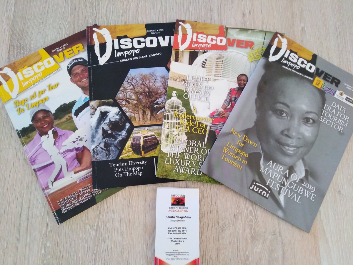 Discover Limpopo Magazine, last Edition of the year its coming out soon l DM if you still want to book your advertising space before Wednesday................