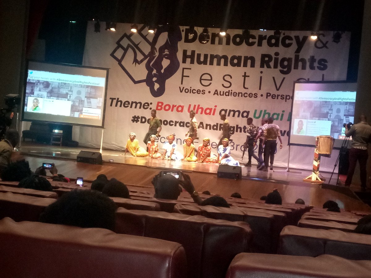Democracy and Human Right Festival at Kenya National theatre, Nairobi organized by Forum Syd.