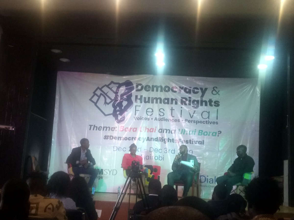 PISP1996's tweet photo. Democracy and Human Right Festival at Kenya National theatre, Nairobi organized by Forum Syd. https://t.co/IuUtza9EGe
