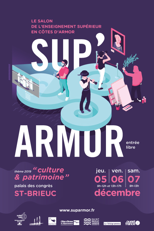 acrennes's tweet photo. [A NOTER 📅] Salon Sup’Armor, le Salon de l’Enseignement Supérieur en Côtes d’Armor a lieu à Saint-Brieuc du 5 au 7 décembre 2019 au Palais des Congrès Equinoxe / Brézillet.
Plus d’infos ➡ https://t.co/AGlyMK5qUb https://t.co/ngxh6vdsai