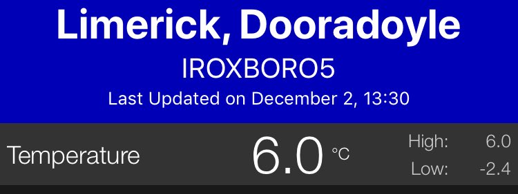 Limerick Weather tweet media