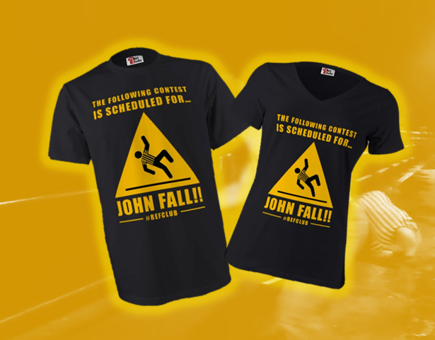 HashtagRefClub's tweet image. Memorialising @REF_JumpingJohn rise to fame - the #JOHNFALL ver 2.0 shirt. Available in male &amp;amp; female styles from the #RefClub Store. Currently our biggest seller!!

Male Style: tshirtstudio.com/marketplace/-r…
Female Style: tshirtstudio.com/marketplace/-r…
#RefClub Store: tshirtstudio.com/marketplace/-r…