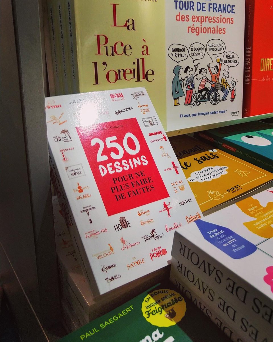 [📚250 DESSINS 📚]
Mon #livre « #250dessins pour ne plus faire de fautes » publié <a href="/ed_Opportun/">Les éditions de l'Opportun</a> toujours en bonne place à la FNAC La Défense - CNIT ! 
Le cadeau de Noël idéal 🎄🎁 😉.
Illustrations : <a href="/PrincessesdeZa/">Isabelle Fregevu</a>🖍. #orthographe #languefrançaise #orthographeillustrée