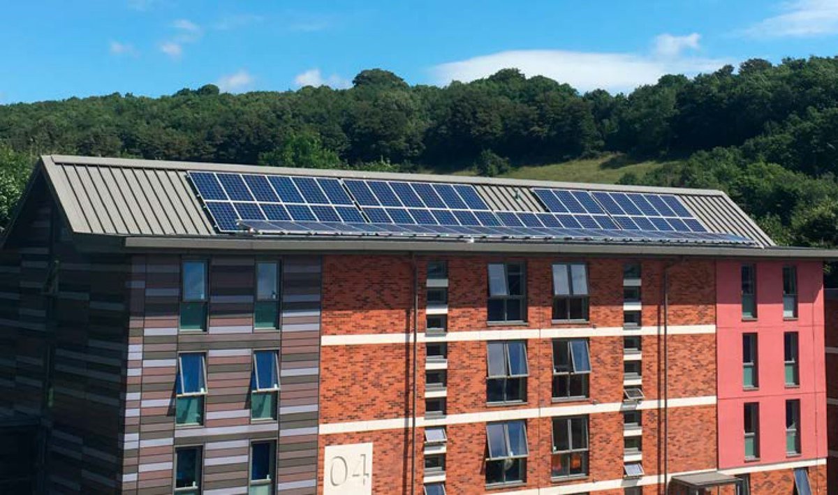 interserve's tweet photo. We've worked with the University of Sussex to install more than 3,000 photovoltaic (PV) panels installed across 29 buildings to generate five per cent of the University’s electricity needs. https://t.co/fsw4QKCU8D #Sustainability #SolarPower https://t.co/qid24RCJZV