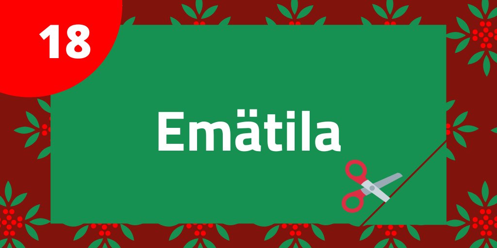 Maanmittauslaitos on Twitter: "#MMLjoulukalenteri Lohkomisessa emätila ...