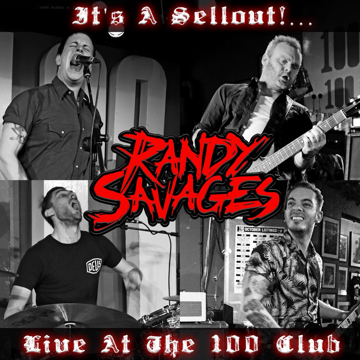 30 minutes in the making! - and a year to the day(ish) since the legendary gig - 'Live At The 100 Club' documents our show with WONK UNIT, The Restarts, and Pizzatramp!
Available on iTunes, Spotify, Deezer and Bandcamp etc.

randysavages.bandcamp.com/album/its-a-se…

#punkrock #100Club #livemusic