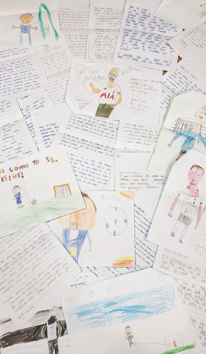 A massive thanks to St Joseph's school for all your letters and drawings. I can see a lot of effort went into them so thank you for sending them to me. Harry