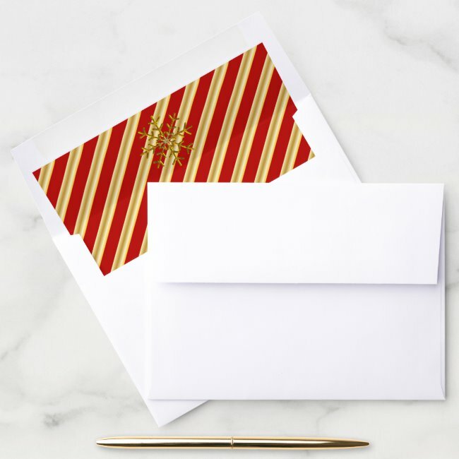 Holiday_Hearts's tweet photo. Gold Tone and Red Stripes | Snowflake Christmas Envelope Liner #redand #snowflake #stripes #elegant #christmas #EnvelopeLiner https://t.co/Ix0s3zDl4g