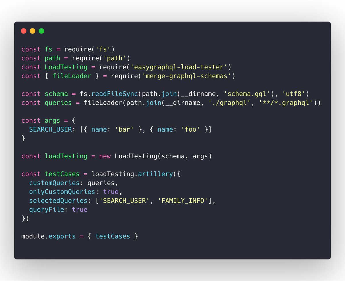 estrada9166's tweet image. There's a beta version of easygraphql-load-tester (@easygraphql) with a lot of improvements
- Supports TS
- Run all your GraphQL queries after importing them with `merge-graphql-schemas`
- Add multiples args to create different scenarios
- And much more...
npmjs.com/package/easygr…