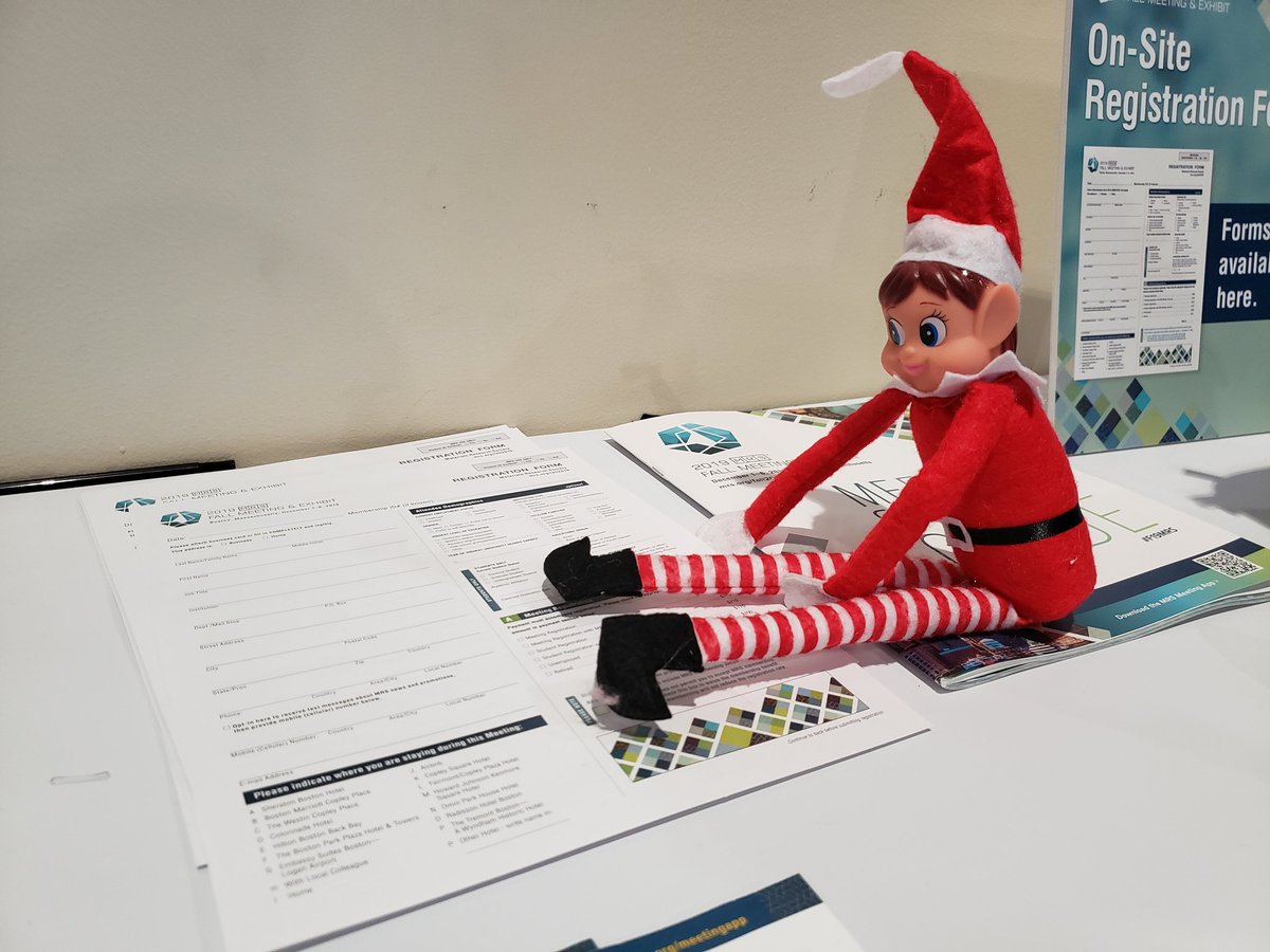 materials_elf's tweet photo. On site registration lines aren't so bad! Hopefully the prepaid lines move quickly! Just keep being jolly! #f19mrs #materialsELF https://t.co/97KSuusfDX