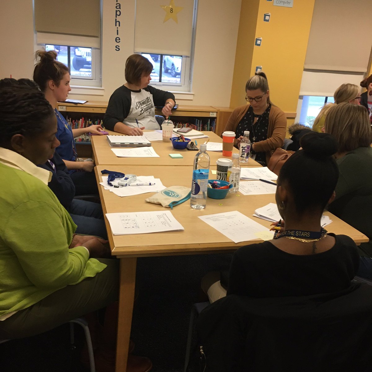 CrInstruction's tweet photo. CR 3rd grade teachers had enough turkey but never enough math!Rocking it at SREB PD with @Mathgirl63 and @adair_jason.

@srebeducation https://t.co/ZeYE8fKqqO